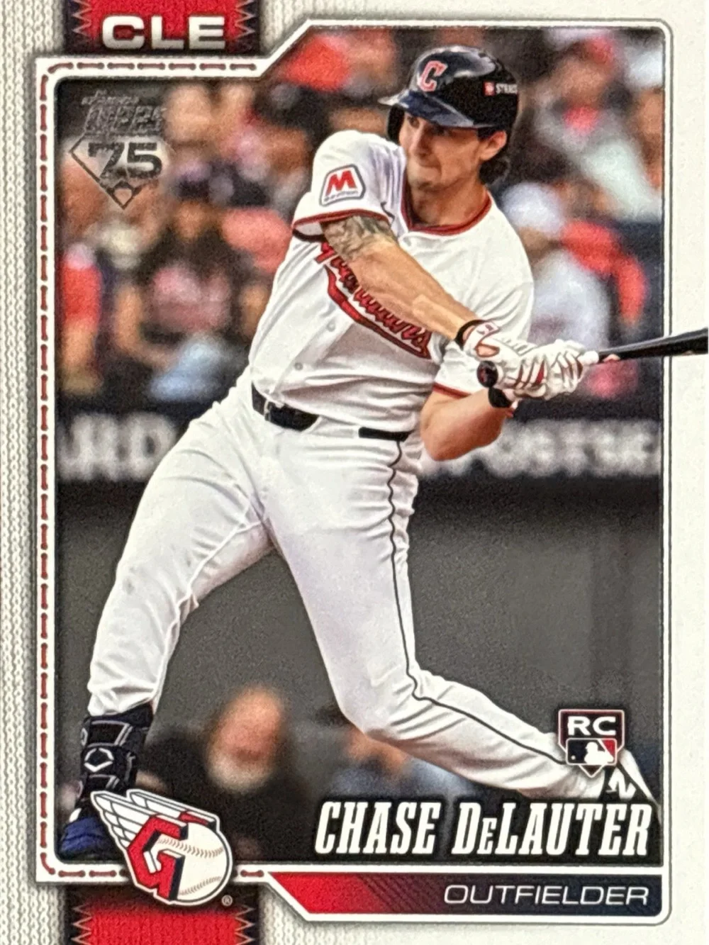 Topps Cleveland Indians Baseball Trading Card - Chase DeLauter Rookie